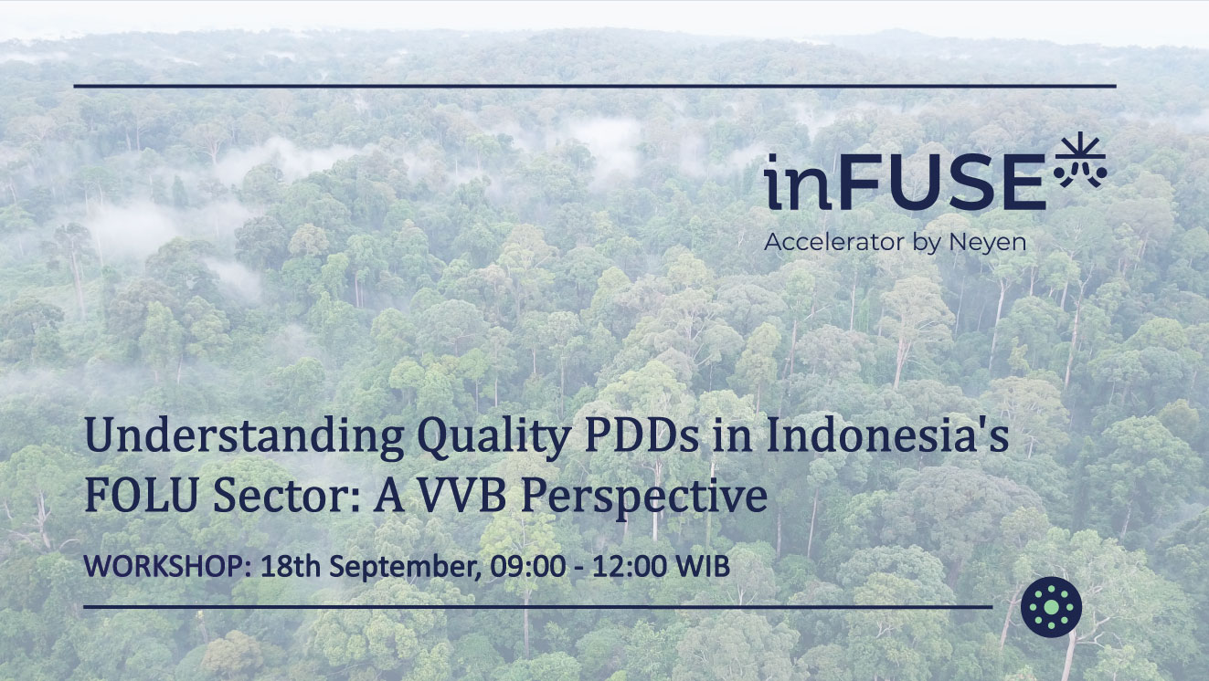 inFUSE Accelerator workshop on Understanding Quality PDDs in Indonesia's FOLU Sector: A VVB Perspective